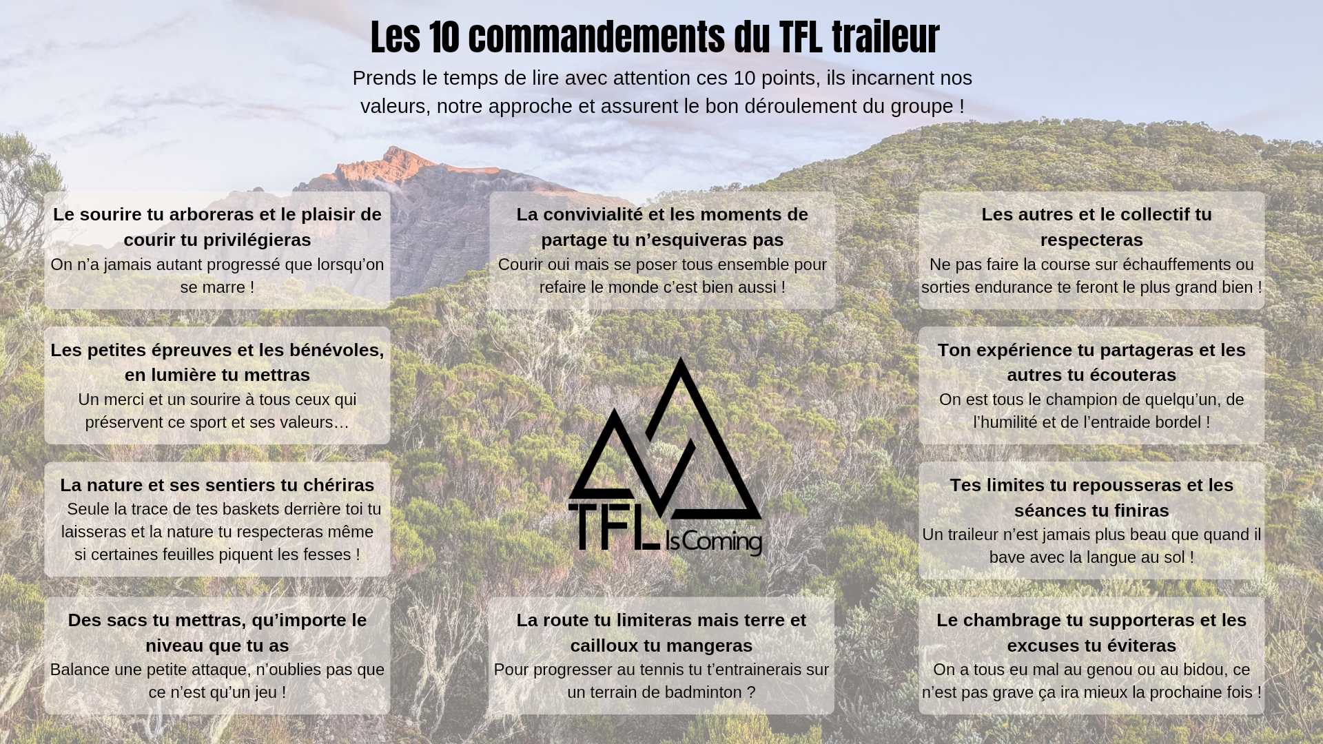 Club association trail saint pierre réunion TFL Is Coming, créateur événement trail ile réunion